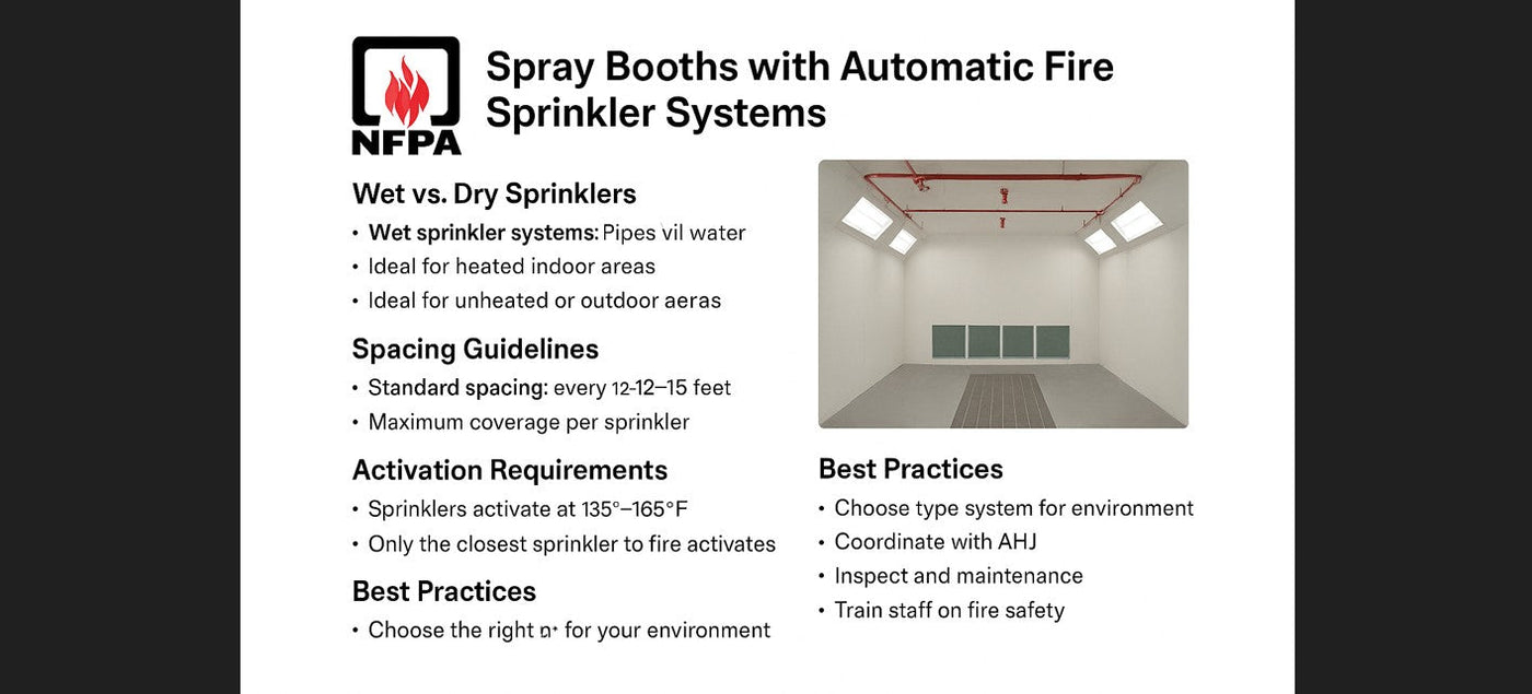 🔥 NFPA 33 Fire Sprinkler System Requirements for Spray Booths