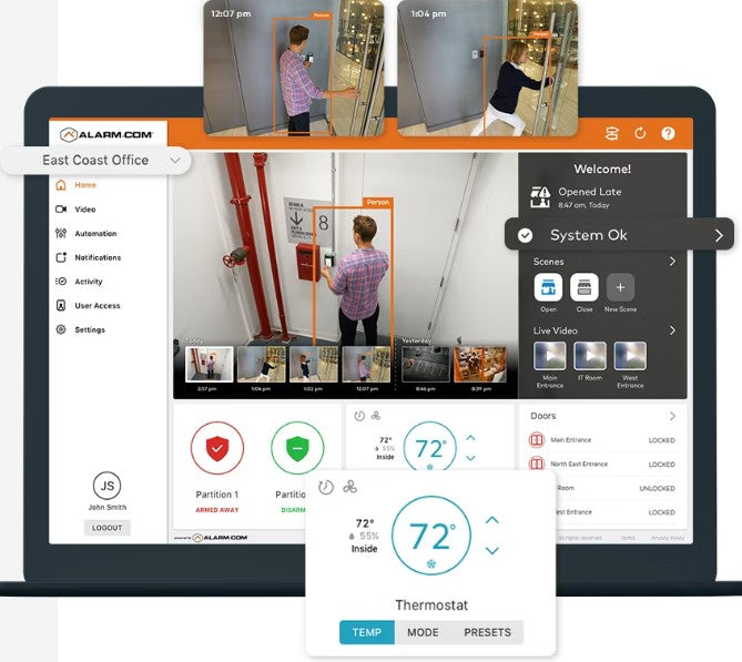 Alarm.Com for Business - Commercial Service Plans