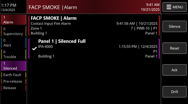 GTSA-7 Graphic Touch Screen Annunciator