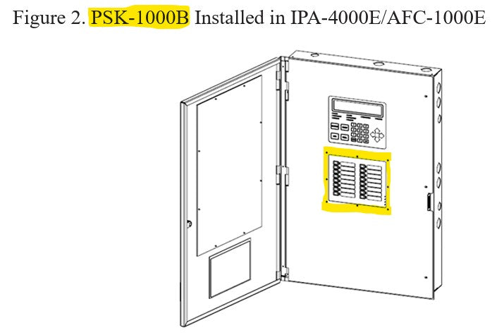 PSK-1000B - PROGRAMMABLE SOFT KEYS BOARD ONLY