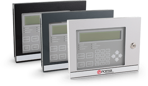 RA-6500DG - 160 Char LCD Remote Annunciator, Dark Gray