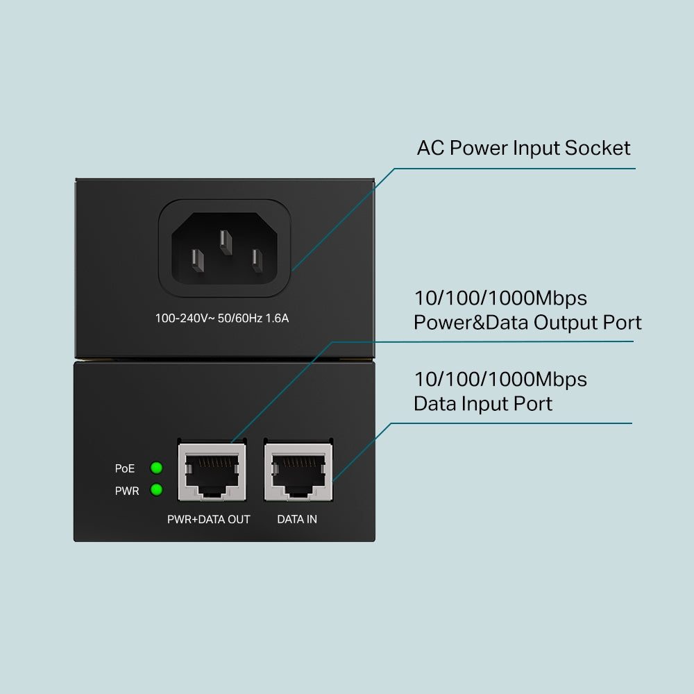 TL-PoE170S PoE++ Injector