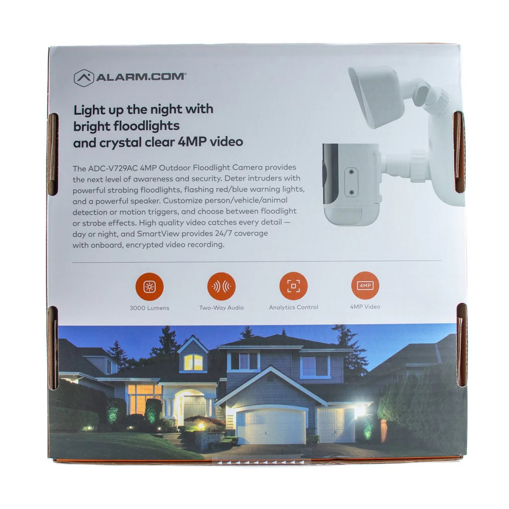 MP WiFi camera floodlight – AC powered