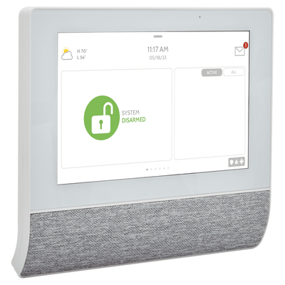 IQ Remote Wireless PowerG Secondary Touchscreen Alarm Keypad